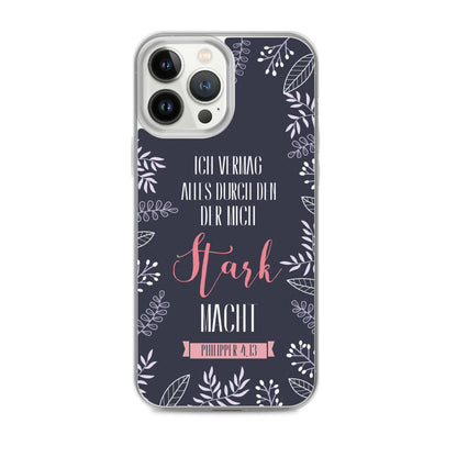 Ich vermag alles durch Christus iPhone-Hülle