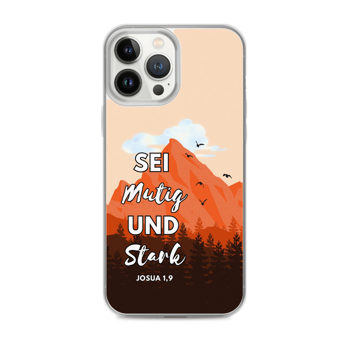 Sei mutig und stark iPhone-Hülle