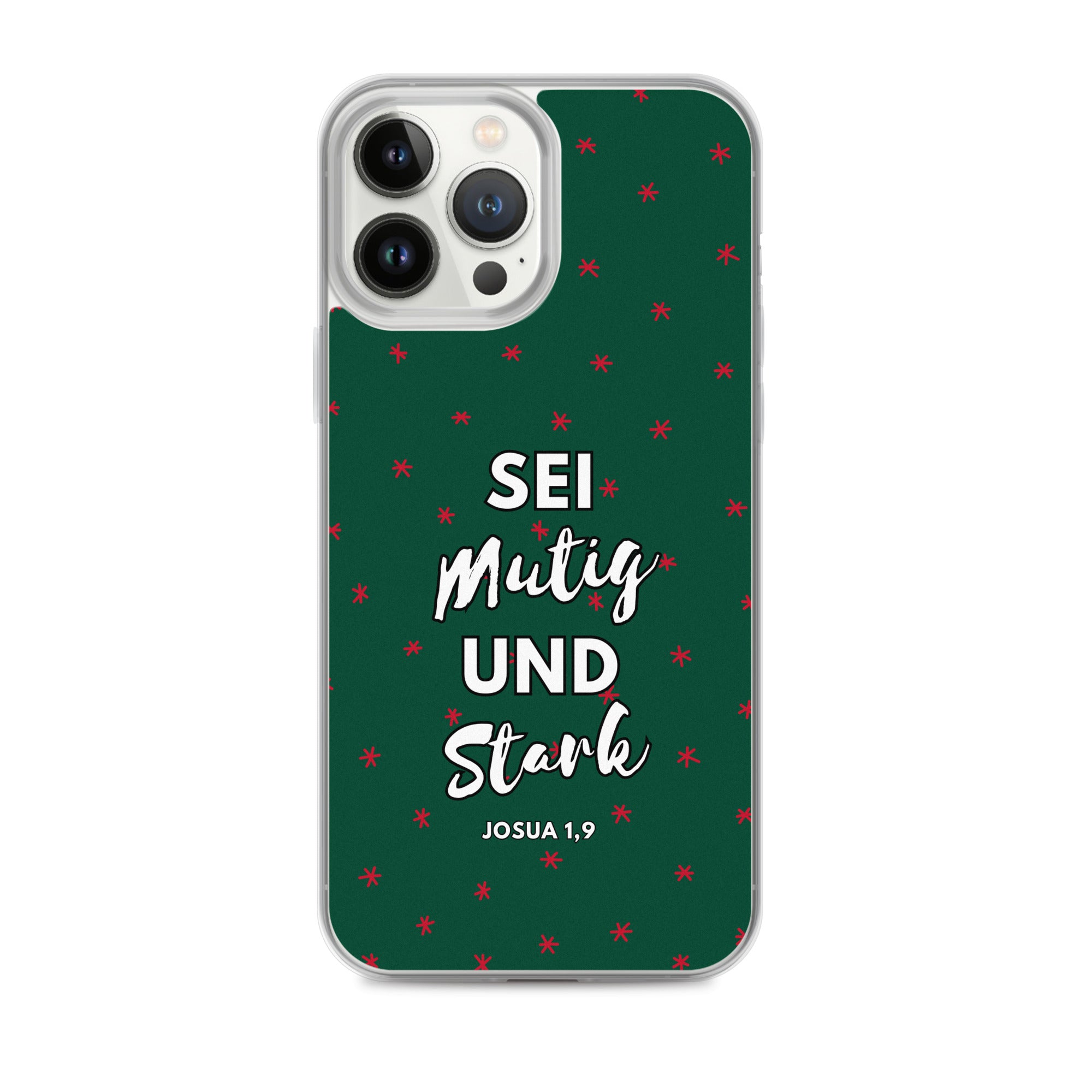 Sei mutig und stark Josua 1,9 iPhone-Hülle