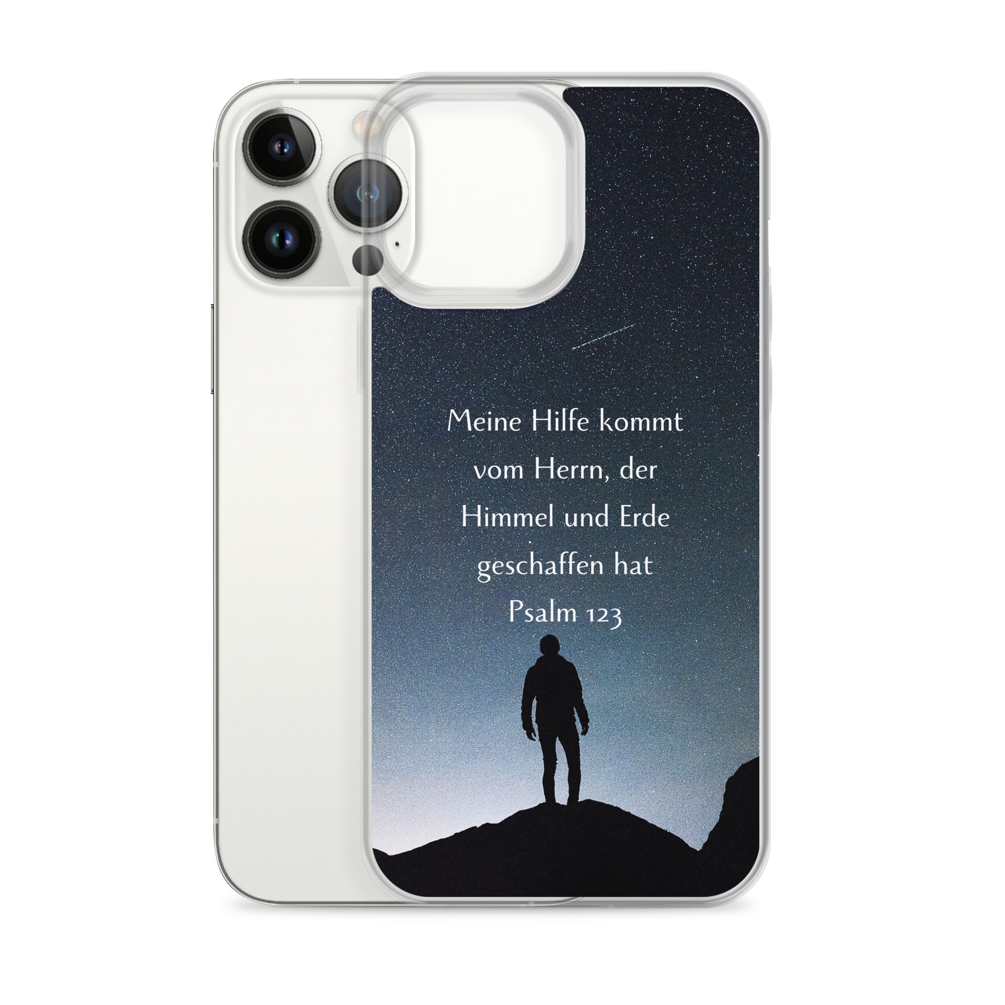 Meine Hilfe kommt vom Herrn Psalm 123 iPhone-Hülle