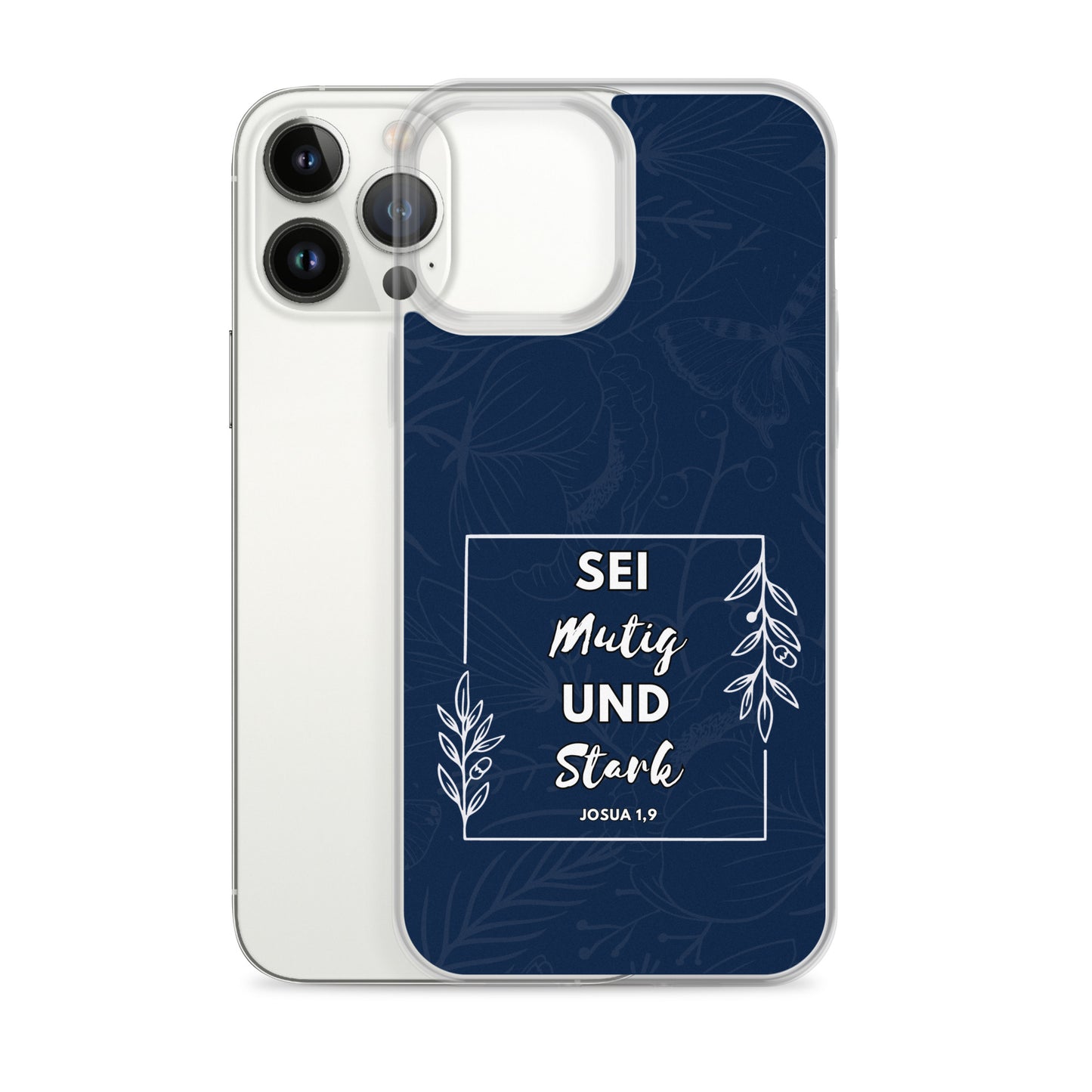 Sei mutig und stark Josua 1,9 iPhone-Hülle