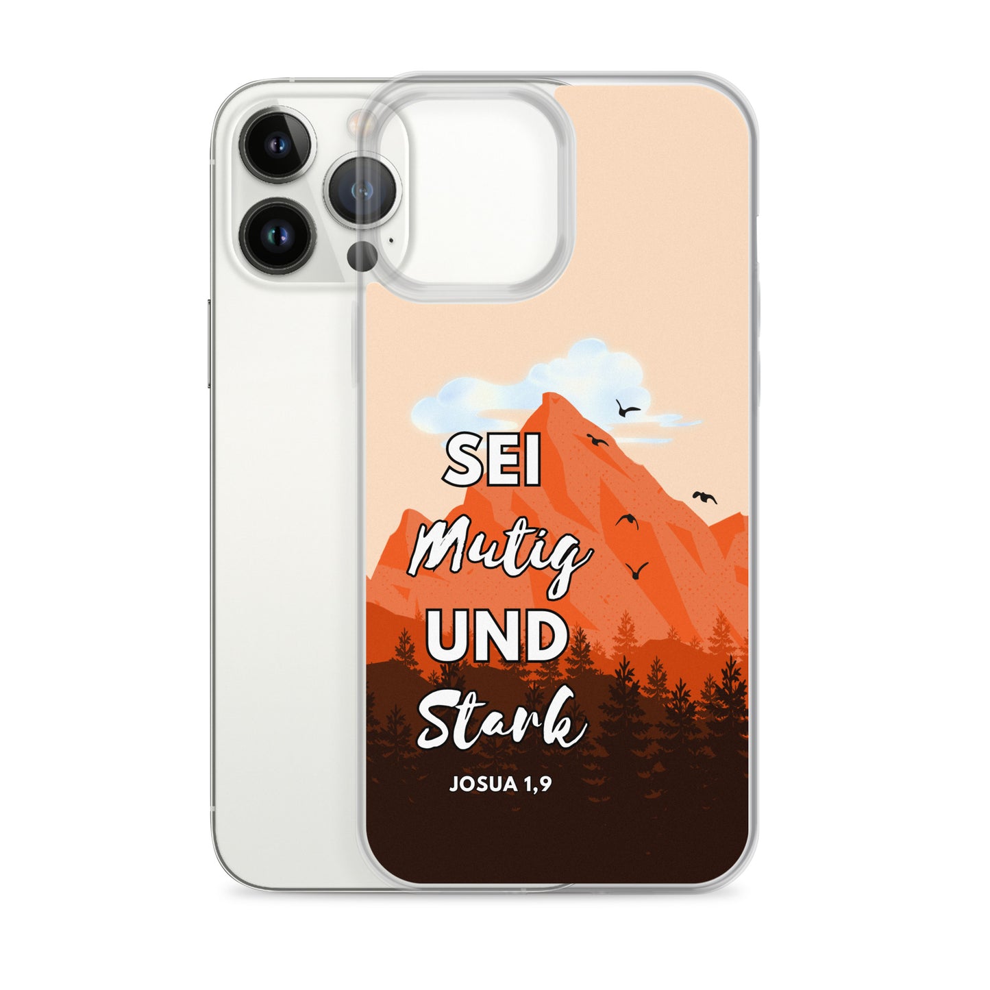 Sei mutig und stark iPhone-Hülle