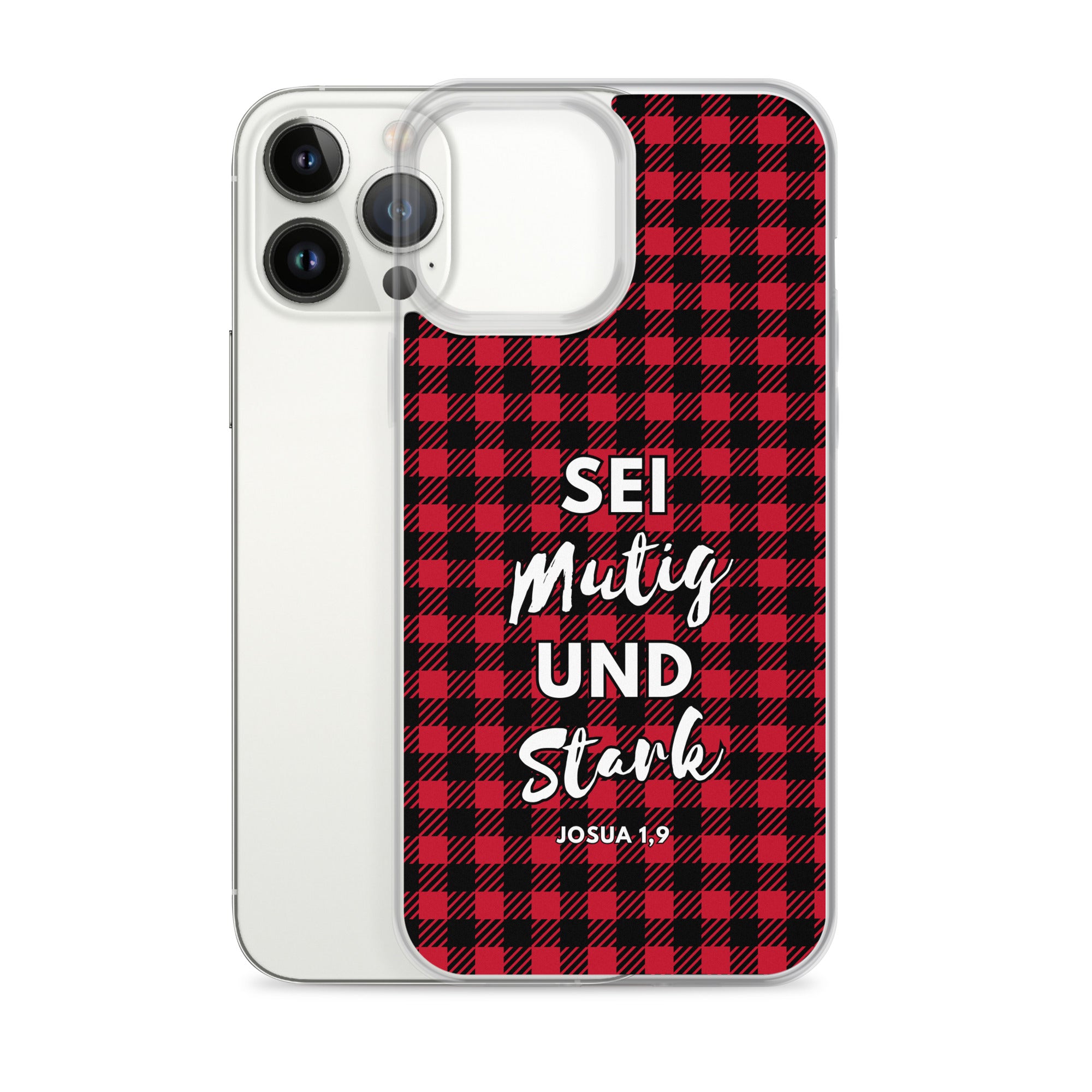 Sei mutig und stark Josua 1,9 iPhone-Hülle