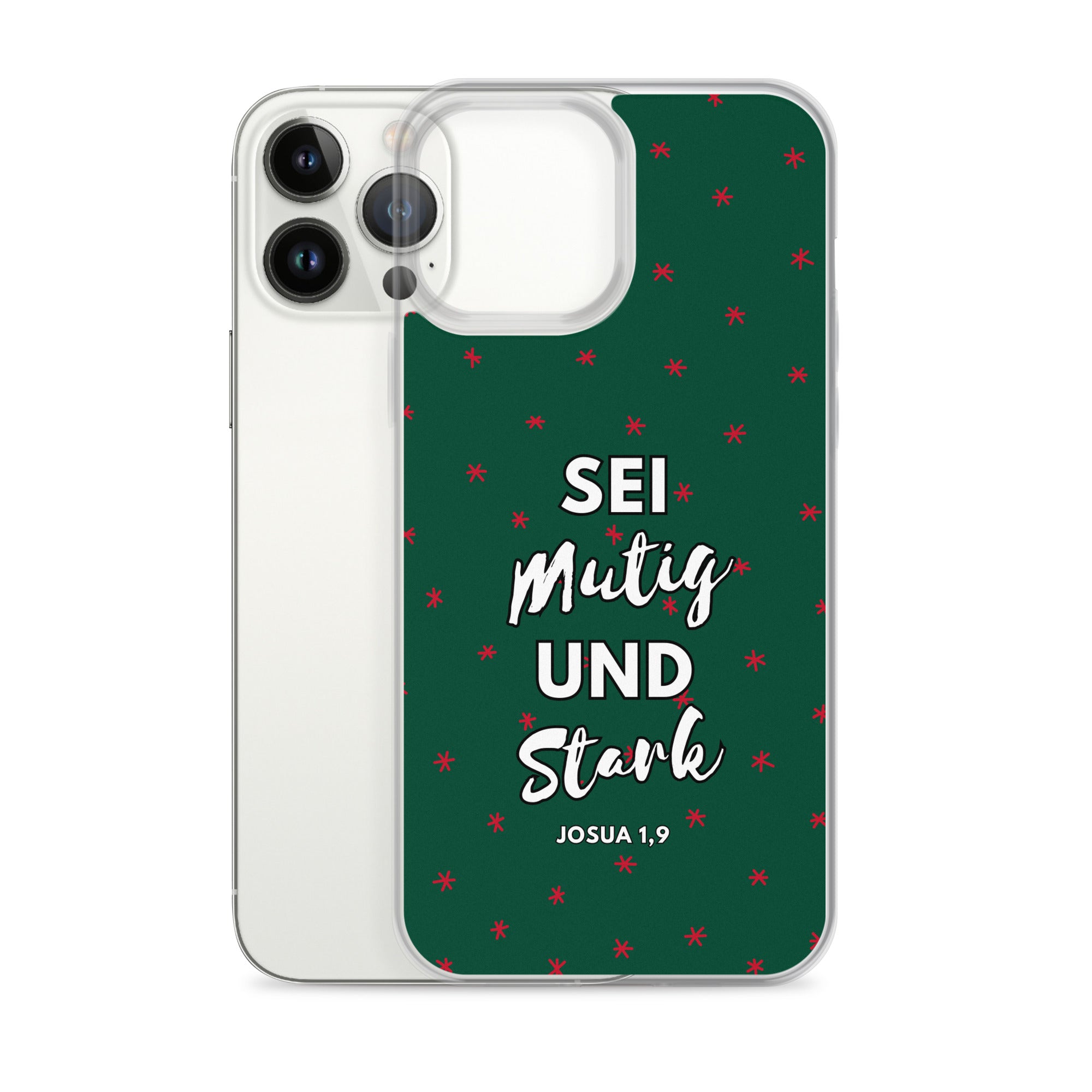 Sei mutig und stark Josua 1,9 iPhone-Hülle