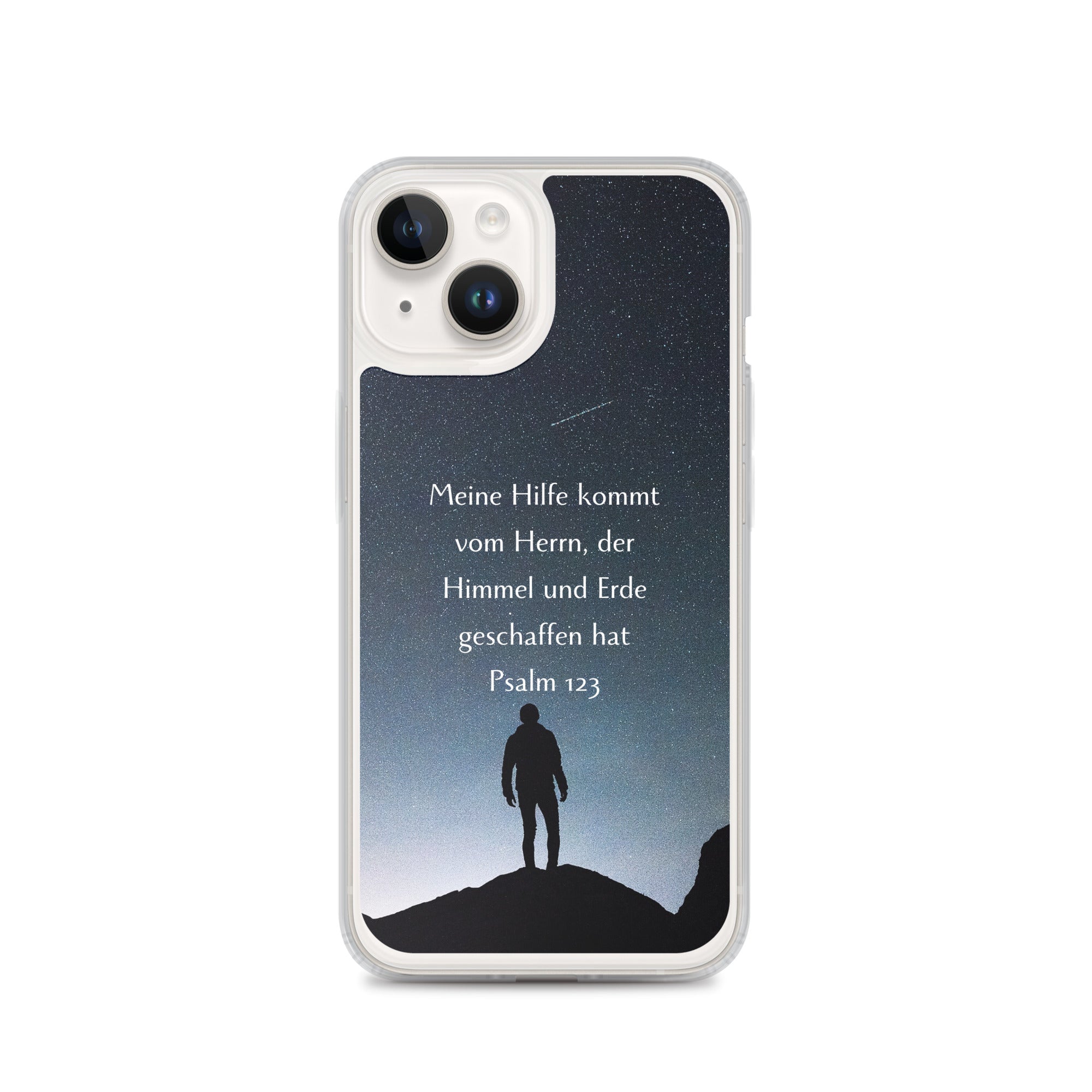 Meine Hilfe kommt vom Herrn Psalm 123 iPhone-Hülle