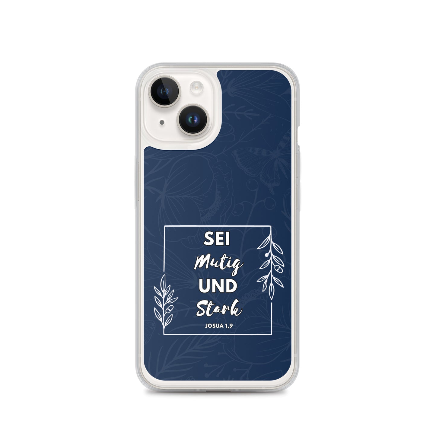 Sei mutig und stark Josua 1,9 iPhone-Hülle