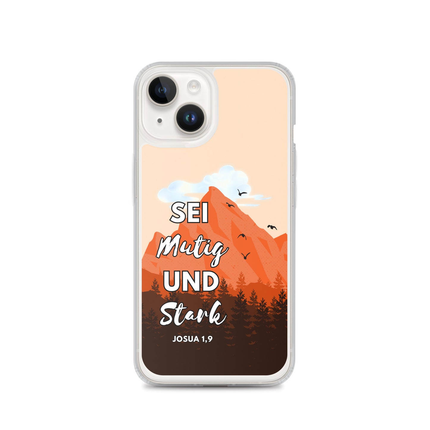 Sei mutig und stark iPhone-Hülle