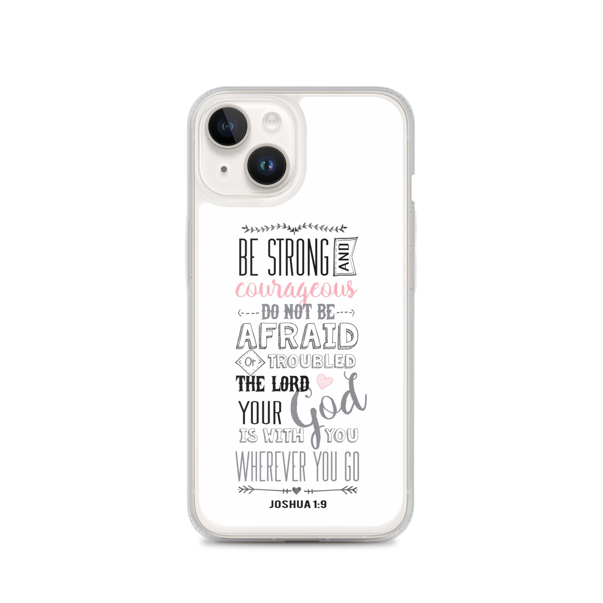 Josua 1:9 Sei mutig und stark - christliche iPhone Handyhülle
