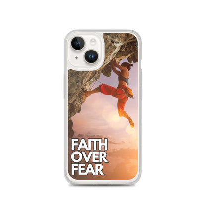 Faith over Fear Klettern Outdoor Damen iPhone-Hülle