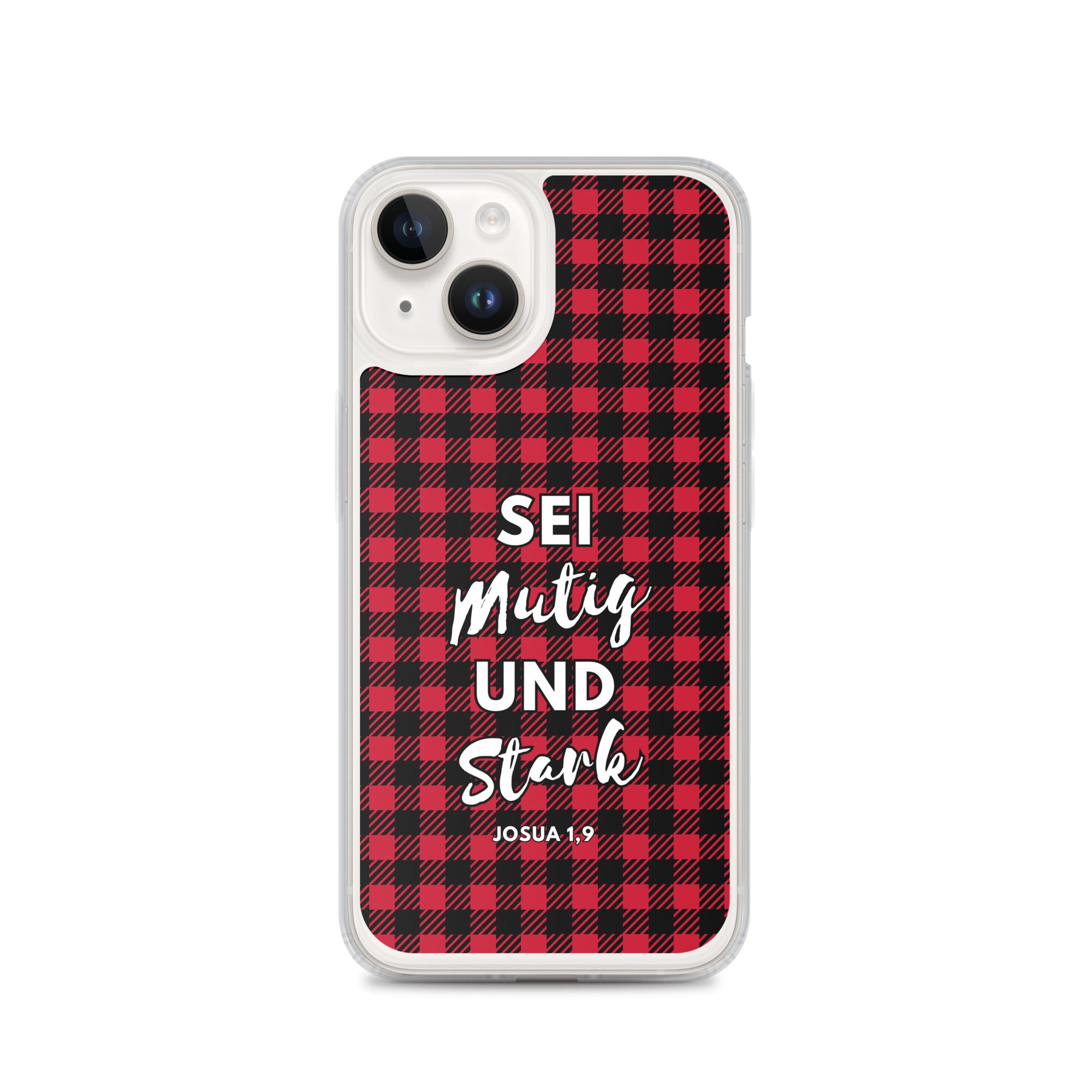Sei mutig und stark Josua 1,9 iPhone-Hülle
