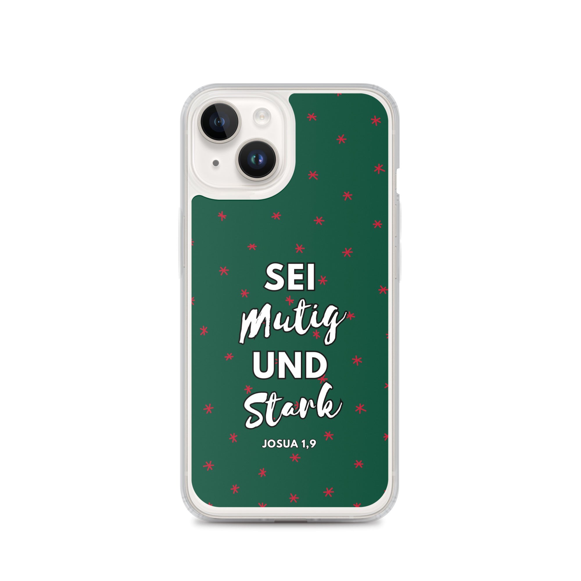 Sei mutig und stark Josua 1,9 iPhone-Hülle