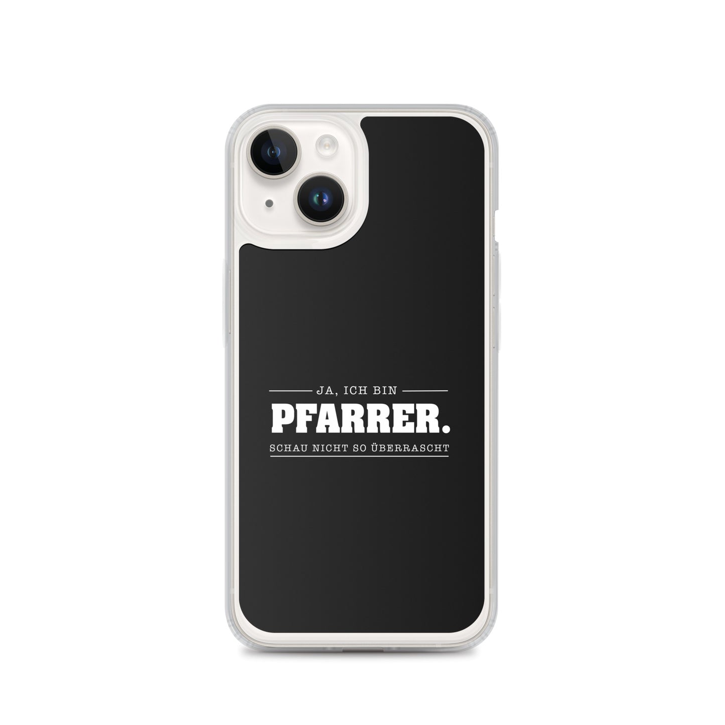 Ja ich bin Pfarrer Schau nicht so überrascht iPhone-Hülle iPhone-Hülle