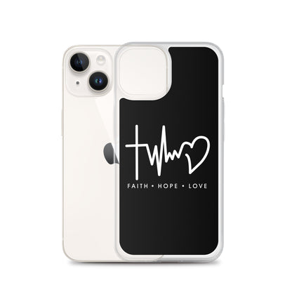 Glaube Liebe Hoffnung - christliche iPhone Handyhülle