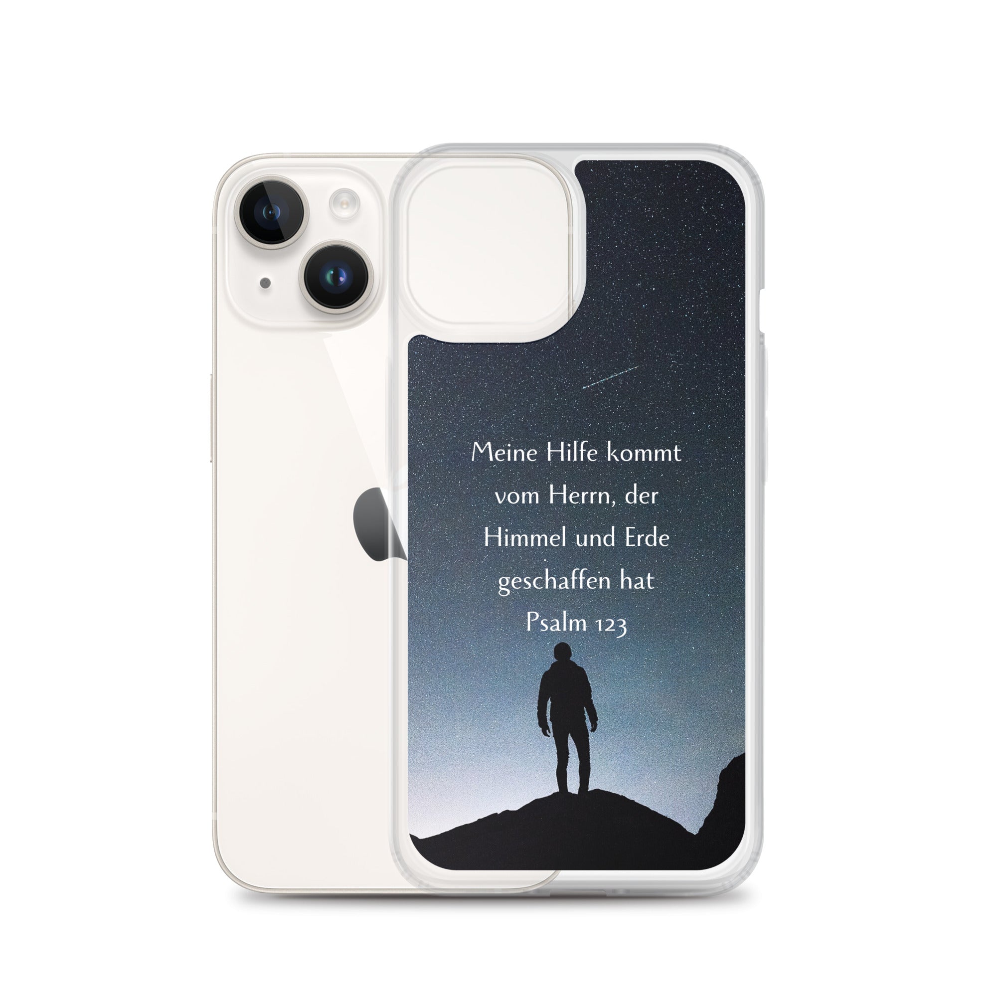 Meine Hilfe kommt vom Herrn Psalm 123 iPhone-Hülle