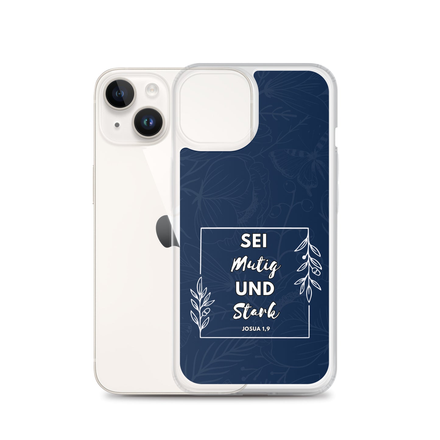 Sei mutig und stark Josua 1,9 iPhone-Hülle
