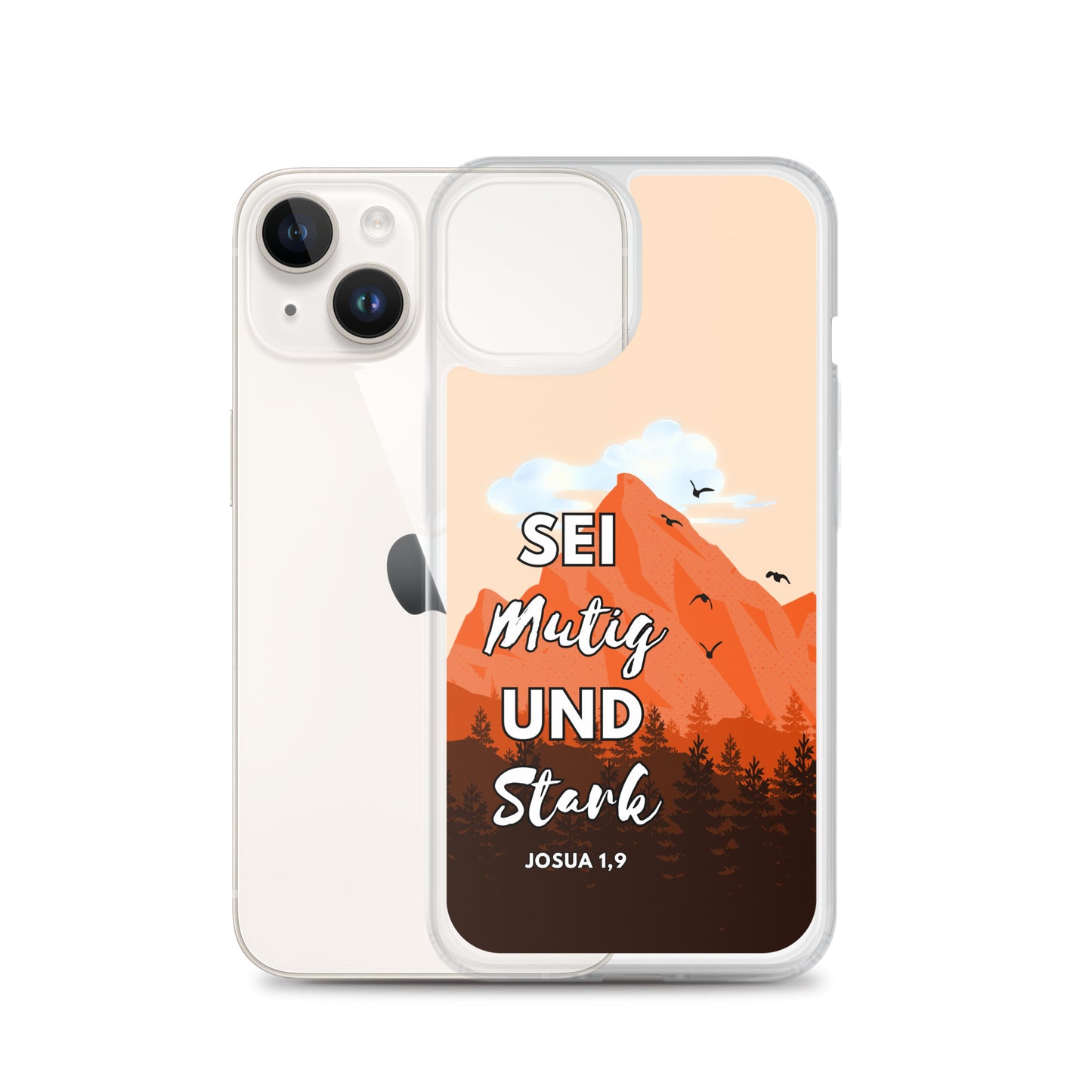 Sei mutig und stark iPhone-Hülle