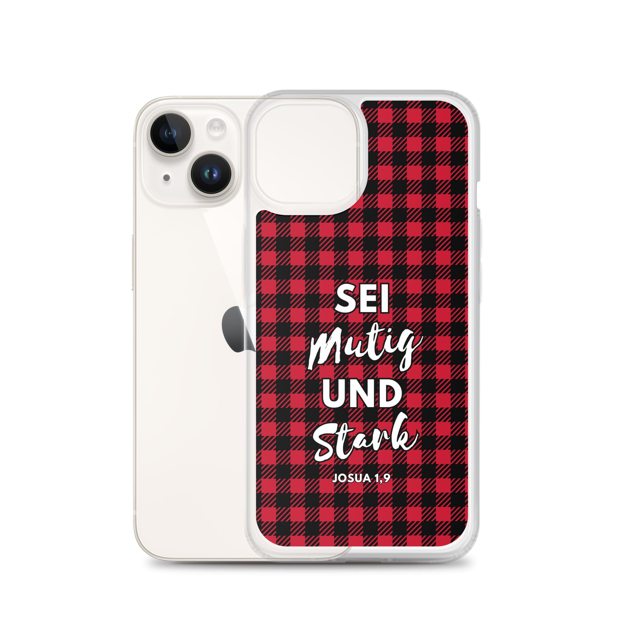 Sei mutig und stark Josua 1,9 iPhone-Hülle