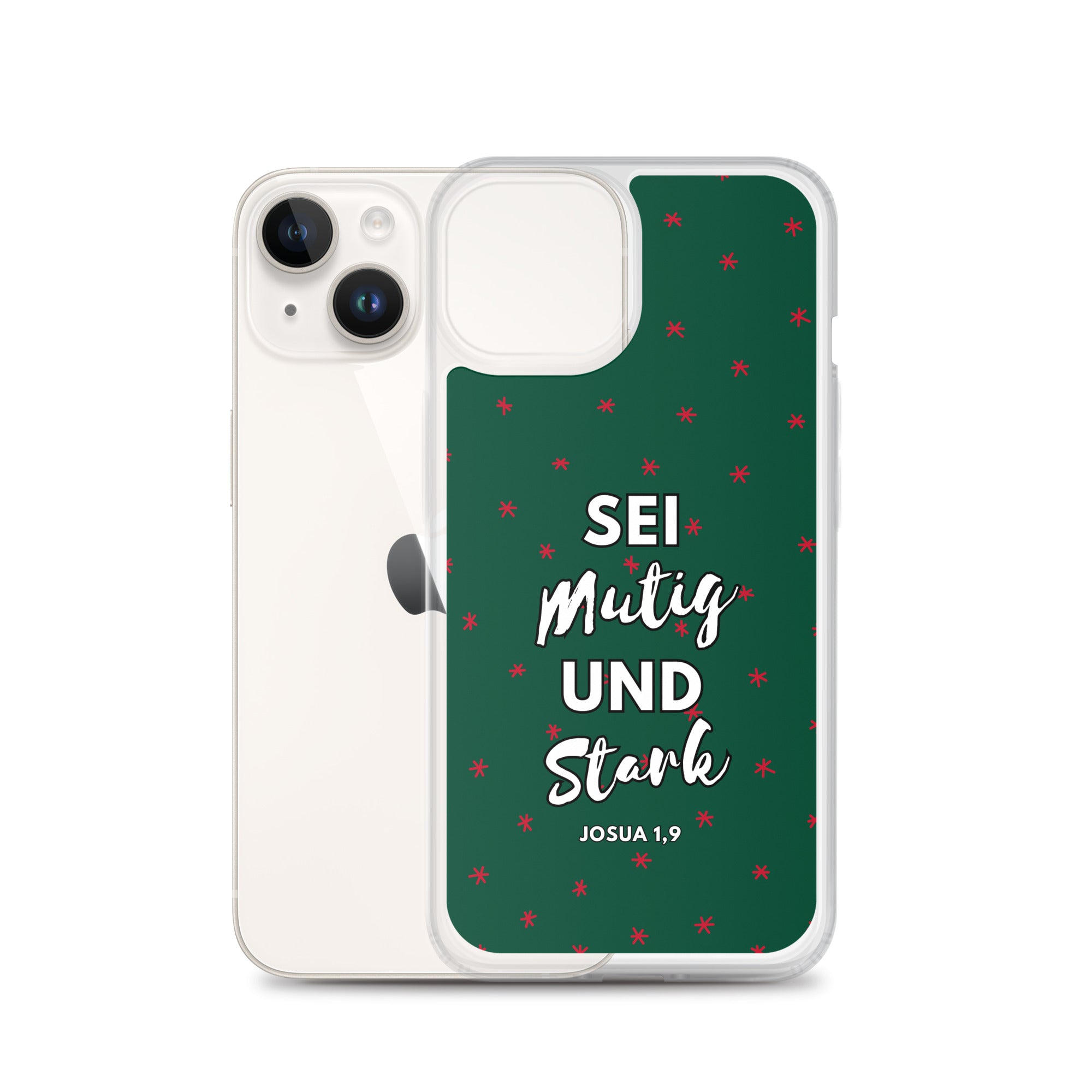 Sei mutig und stark Josua 1,9 iPhone-Hülle
