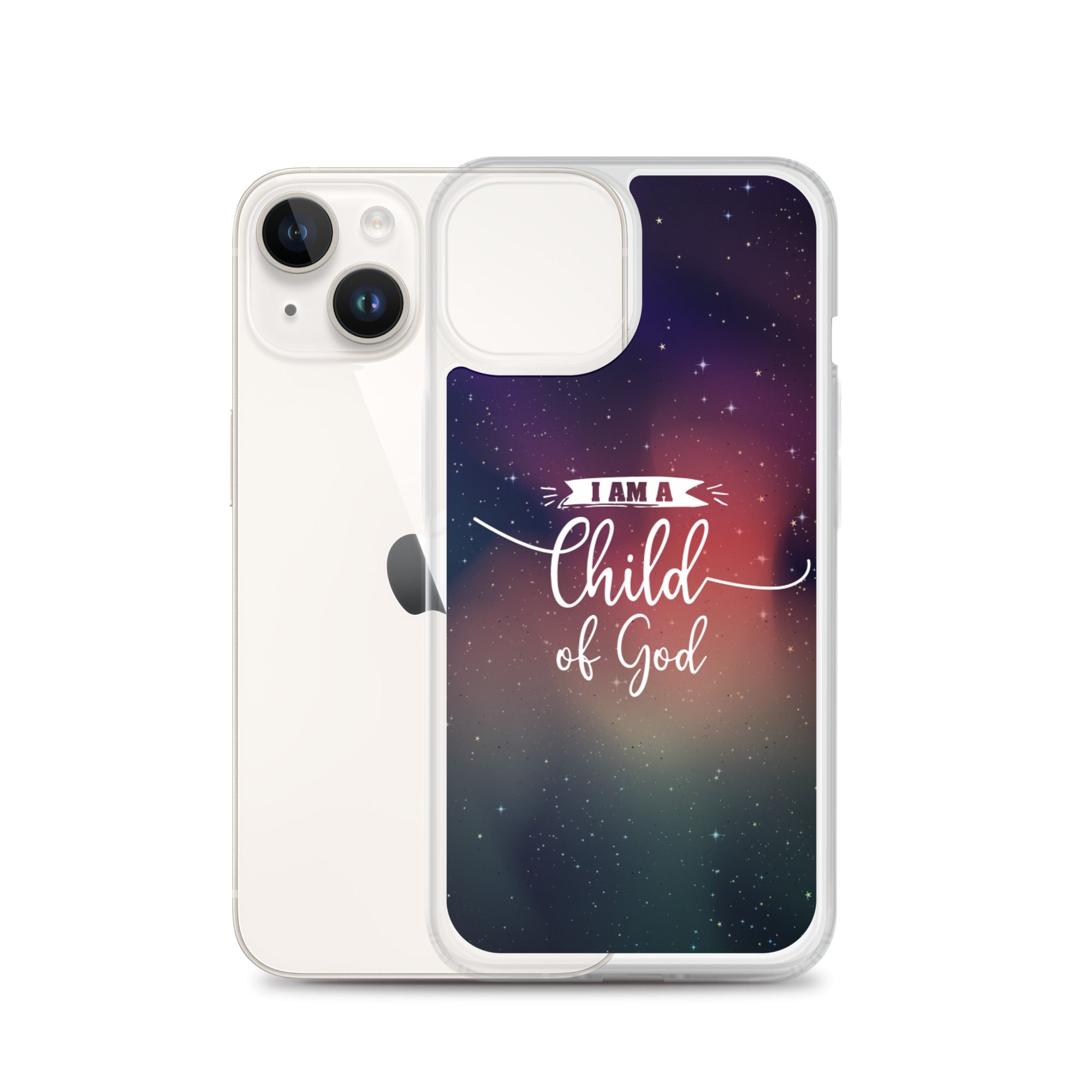 I am a Child of God Universe Design - christliche iPhone Handyhülle