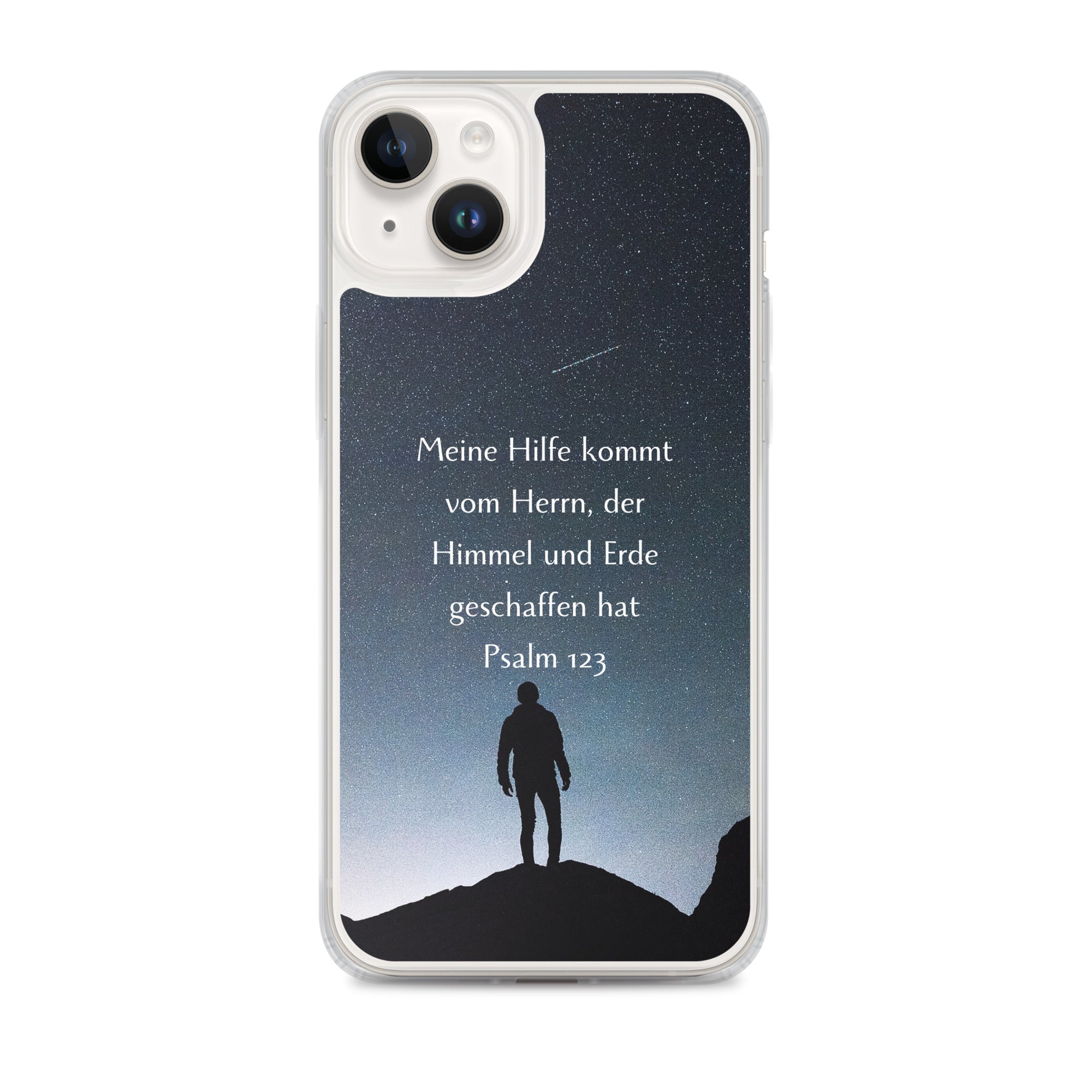 Meine Hilfe kommt vom Herrn Psalm 123 iPhone-Hülle