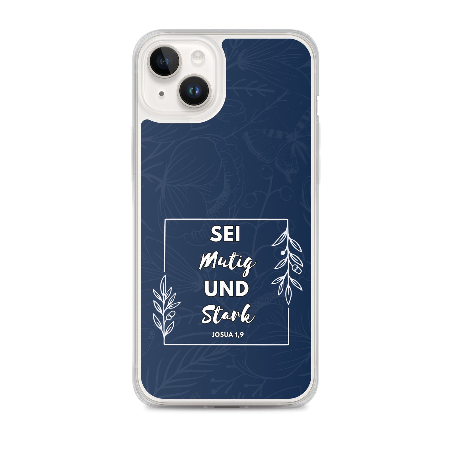 Sei mutig und stark Josua 1,9 iPhone-Hülle