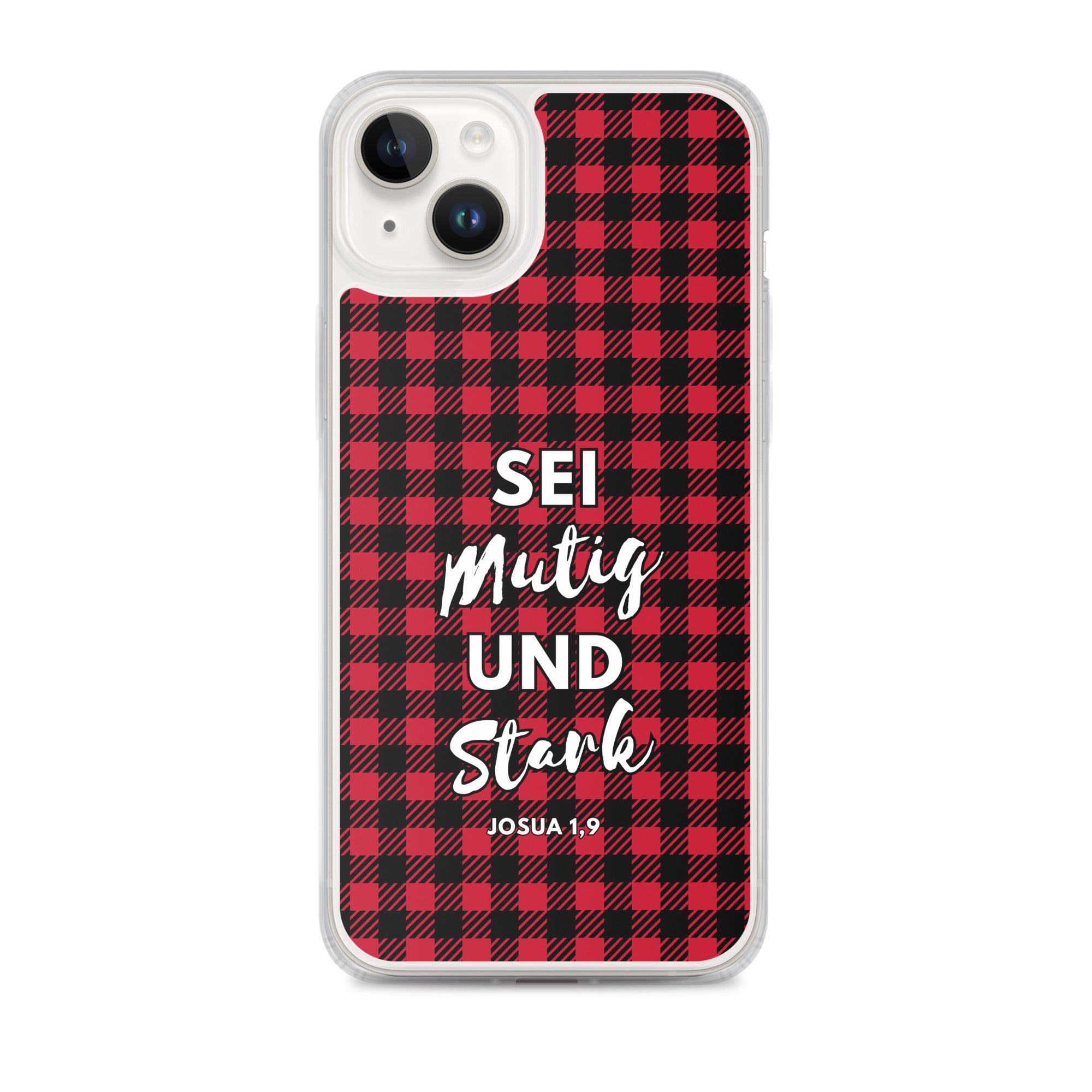 Sei mutig und stark Josua 1,9 iPhone-Hülle