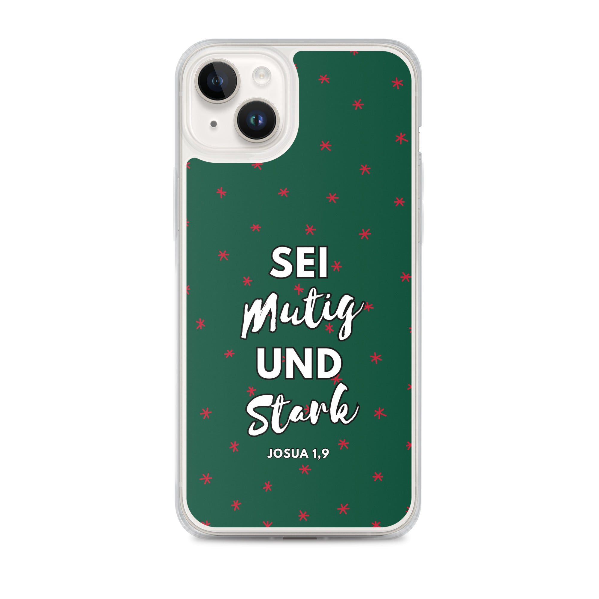 Sei mutig und stark Josua 1,9 iPhone-Hülle