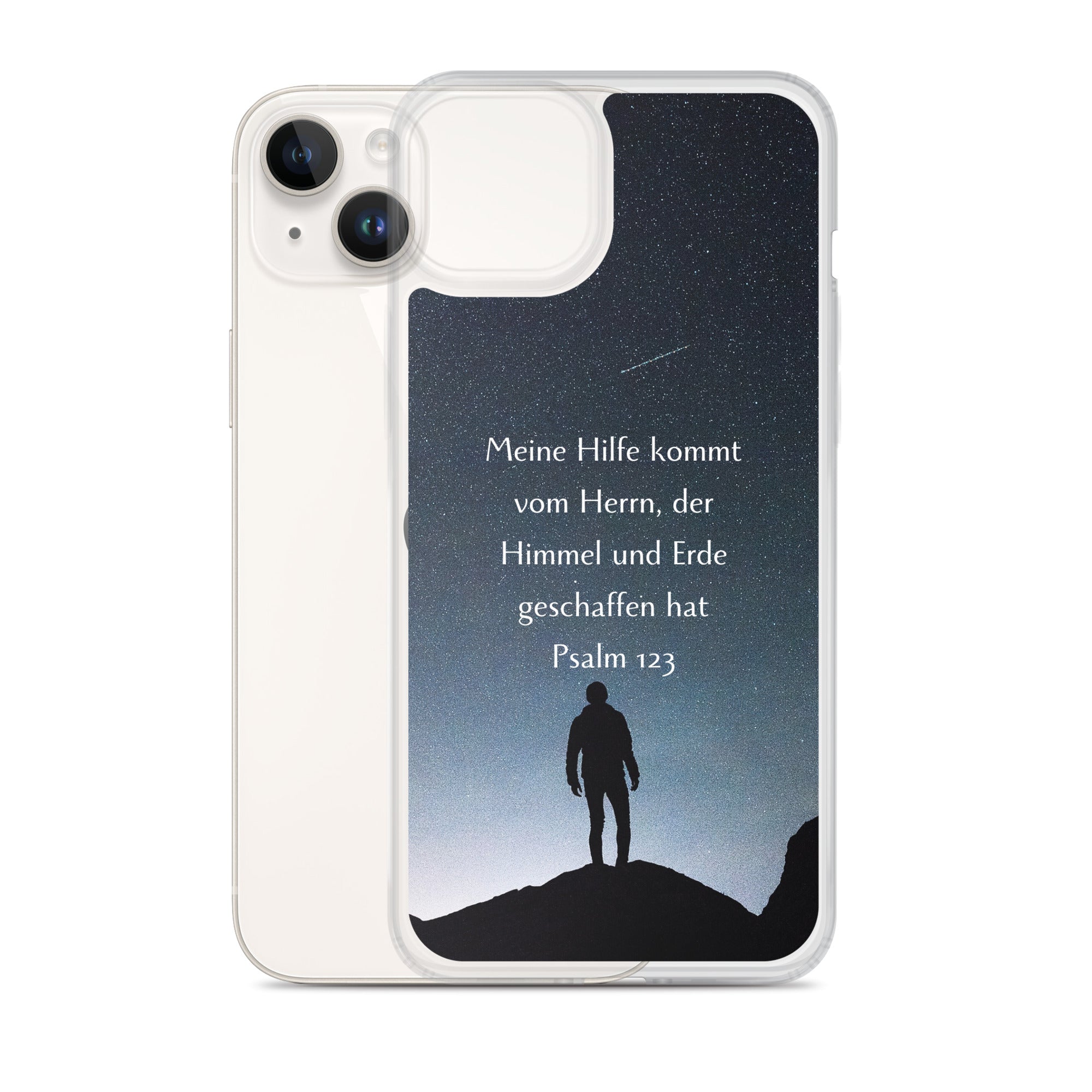Meine Hilfe kommt vom Herrn Psalm 123 iPhone-Hülle