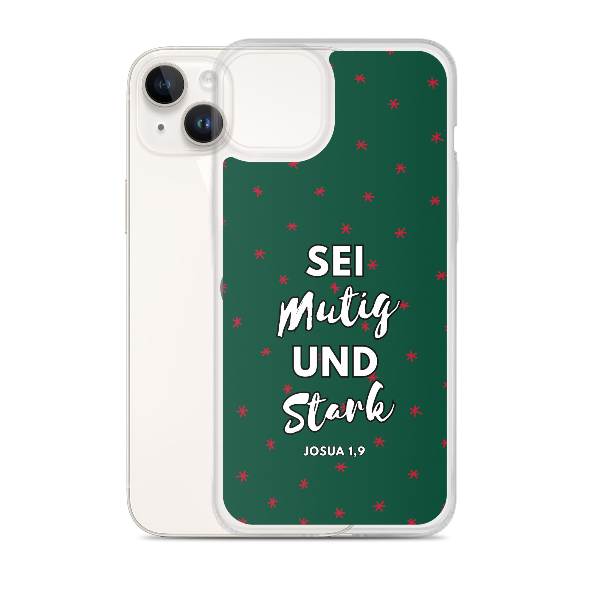 Sei mutig und stark Josua 1,9 iPhone-Hülle