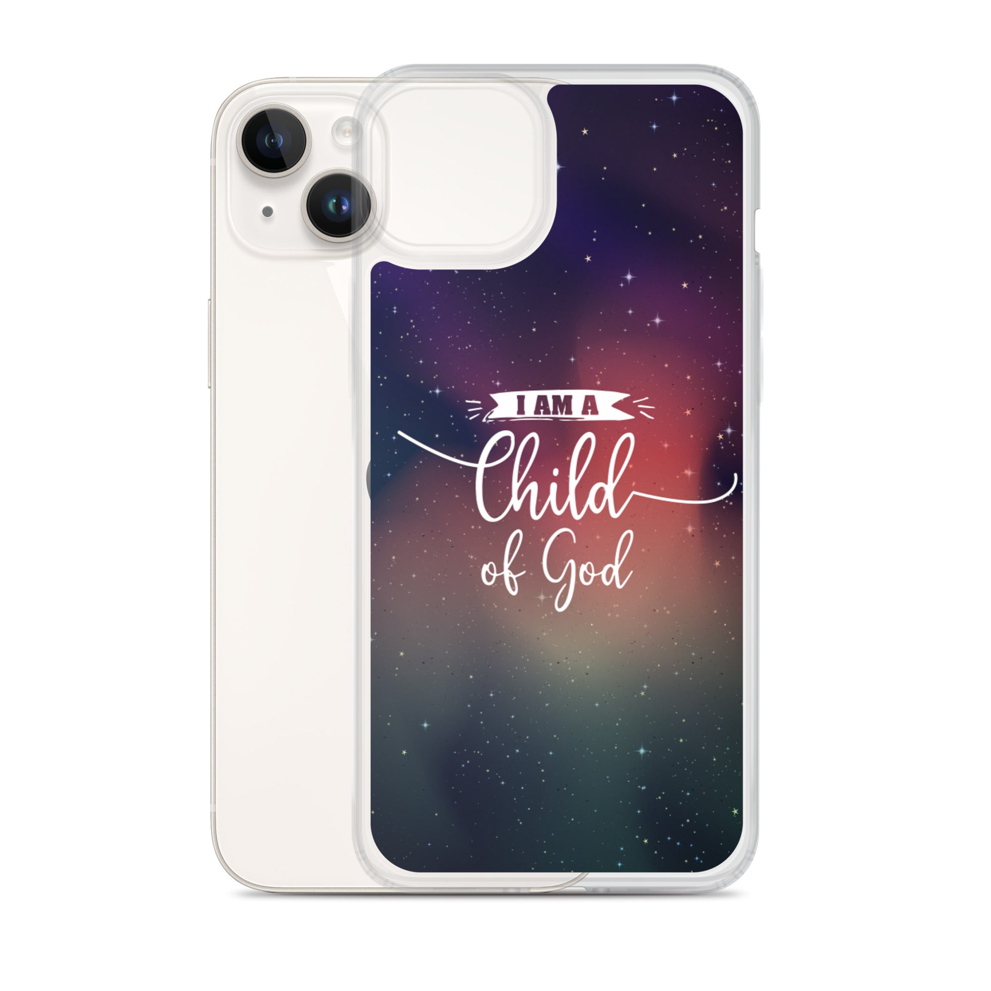 I am a Child of God Universe Design - christliche iPhone Handyhülle