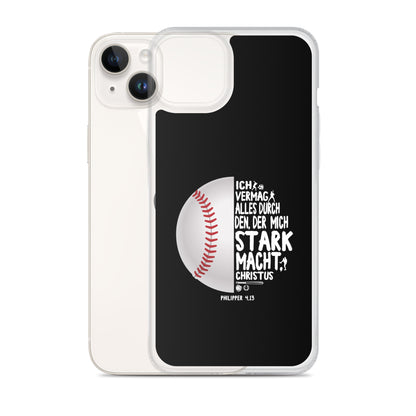Philipper 4,13 Baseball Ich vermag alles durch Christus iPhone-Hülle