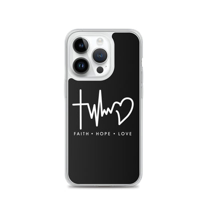 Glaube Liebe Hoffnung - christliche iPhone Handyhülle