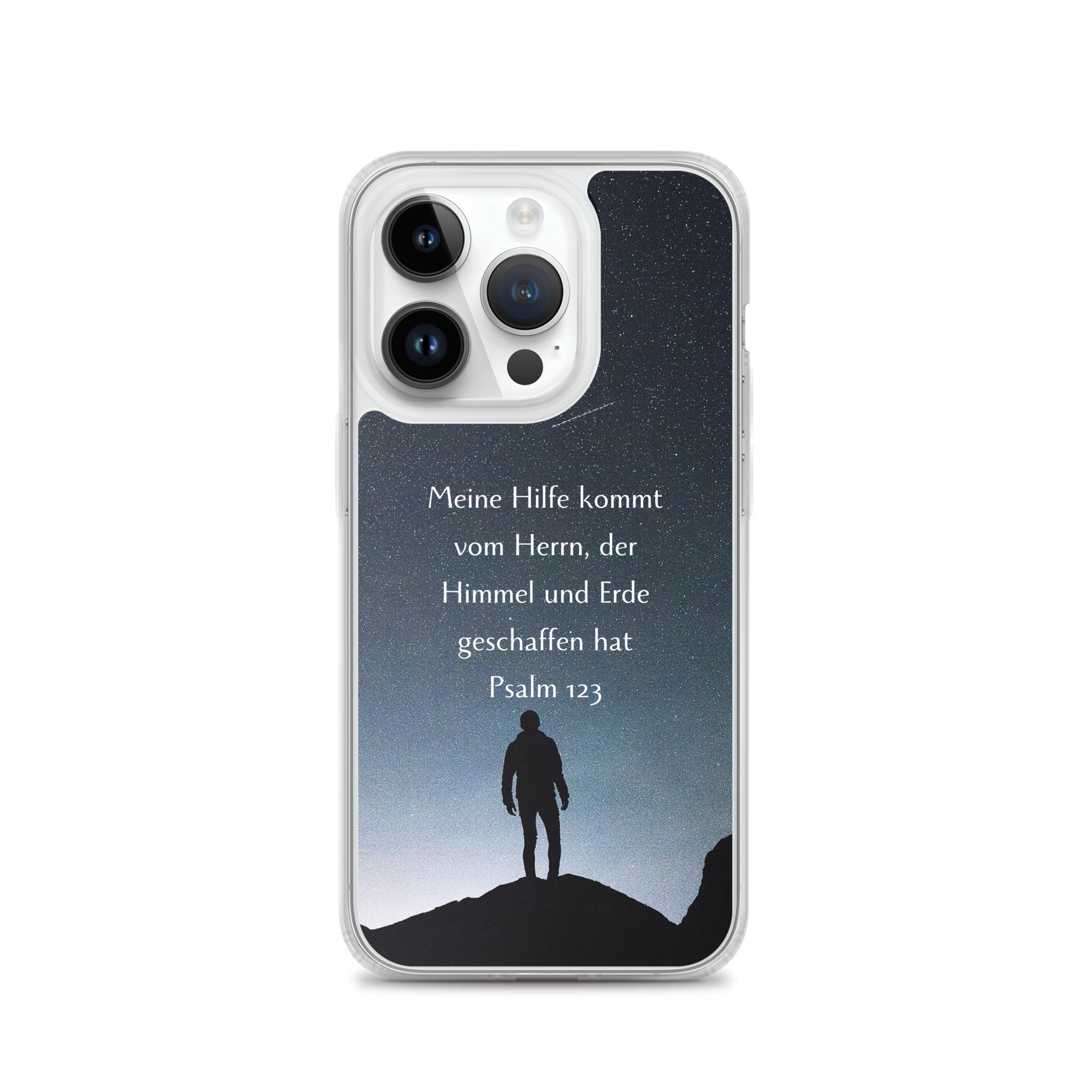 Meine Hilfe kommt vom Herrn Psalm 123 iPhone-Hülle