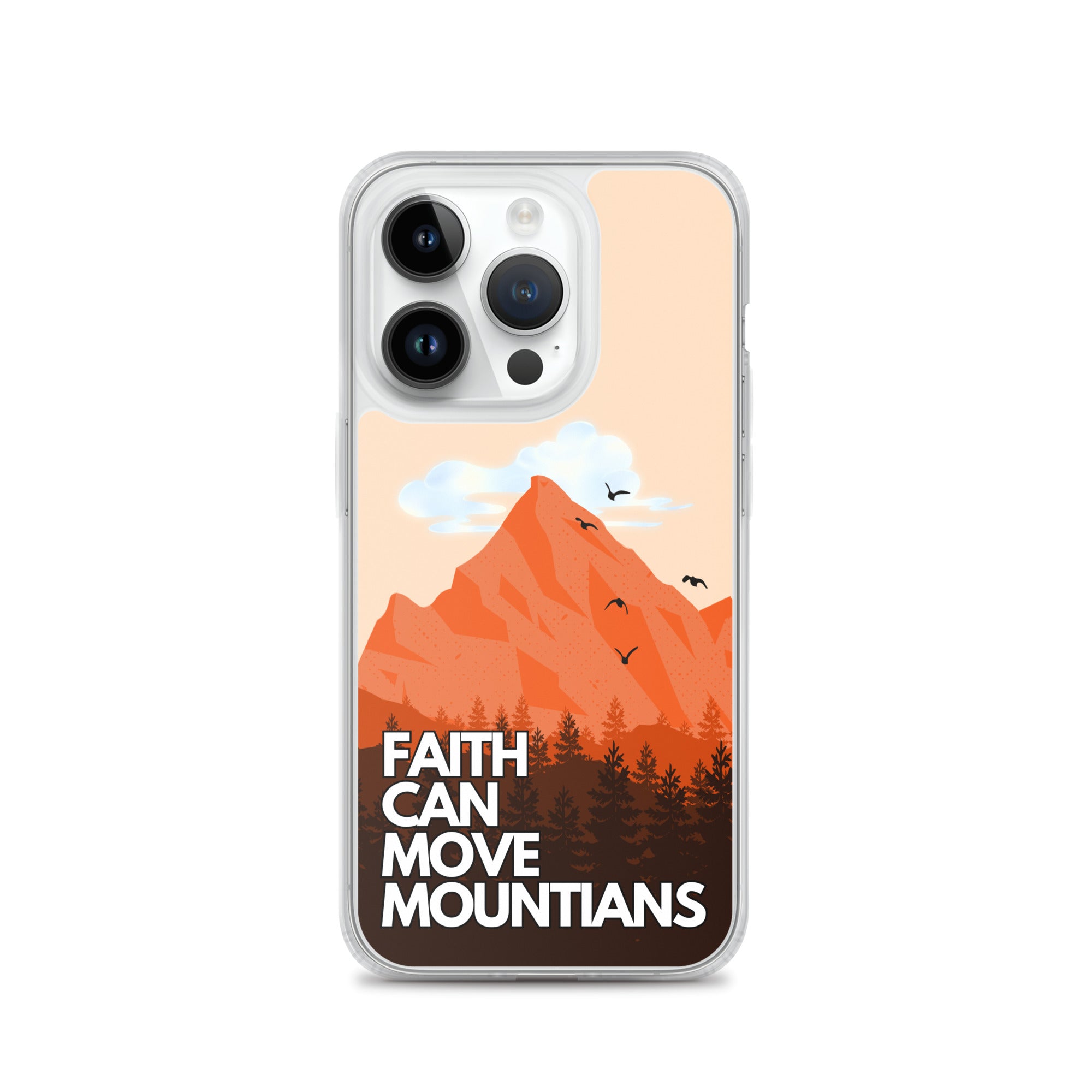 Faith can move Mountains iPhone-Hülle