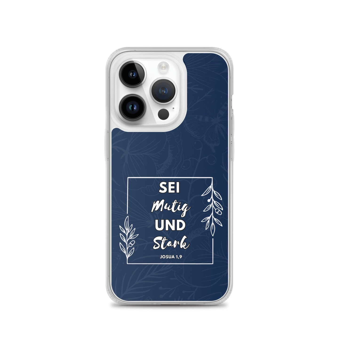 Sei mutig und stark Josua 1,9 iPhone-Hülle