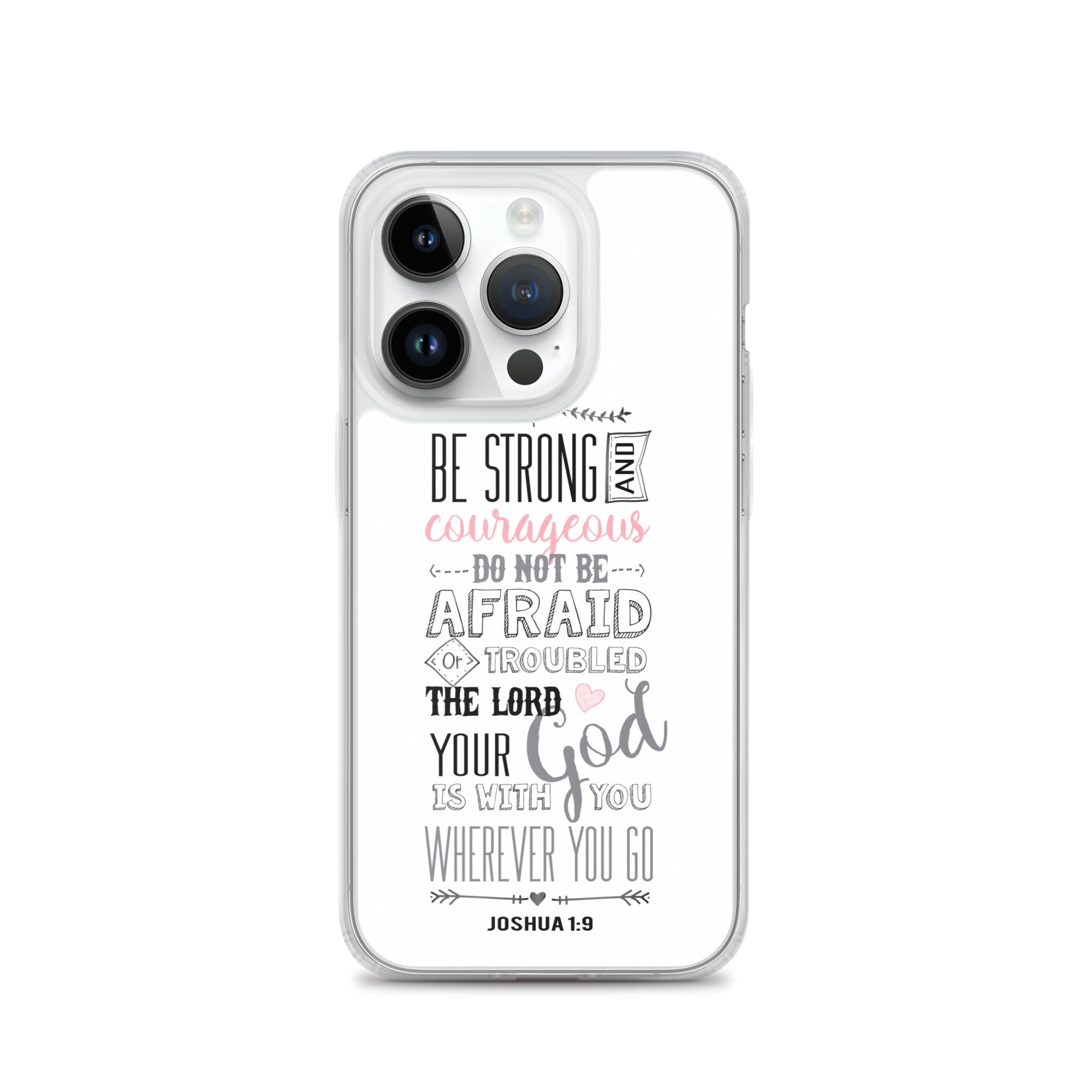 Josua 1:9 Sei mutig und stark - christliche iPhone Handyhülle
