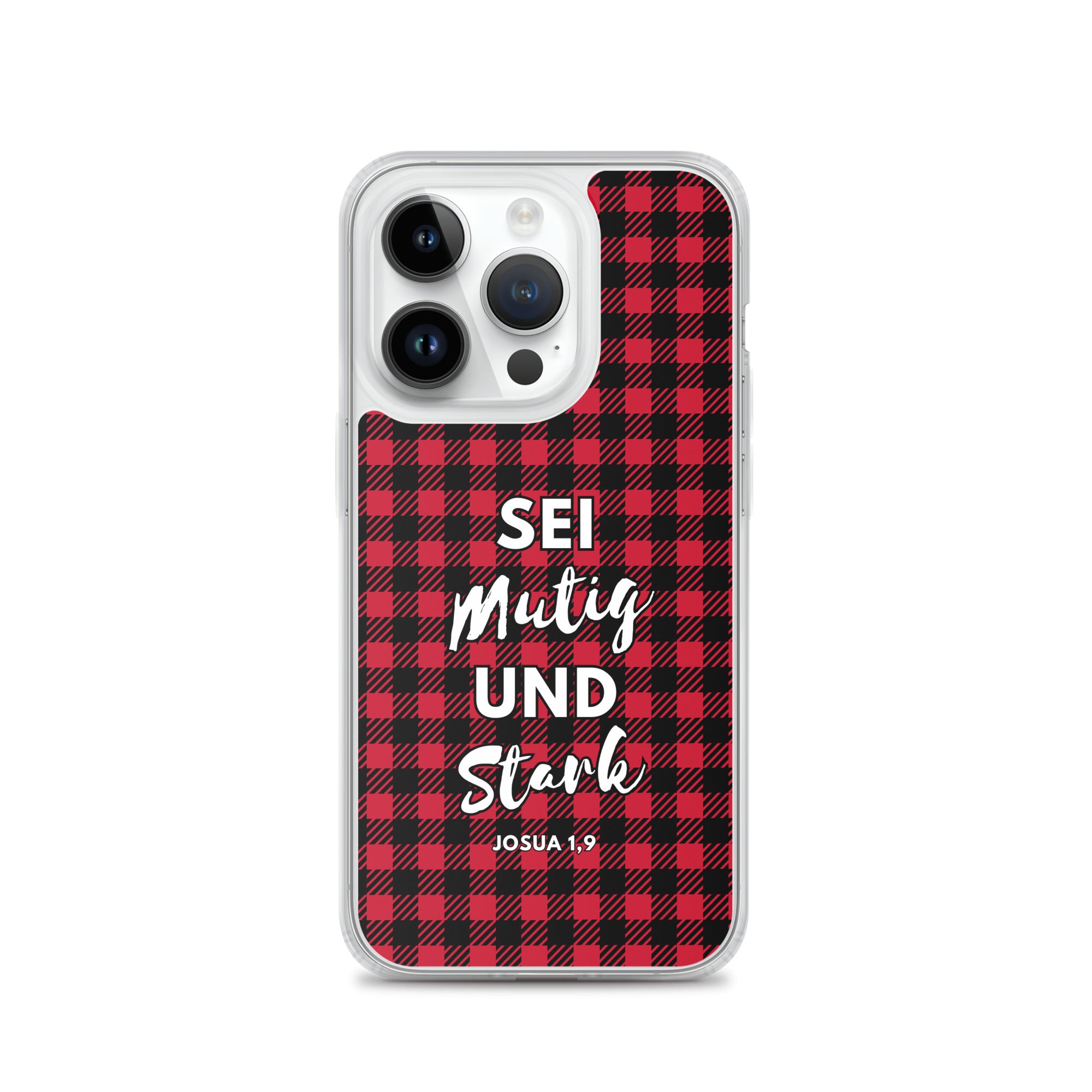 Sei mutig und stark Josua 1,9 iPhone-Hülle