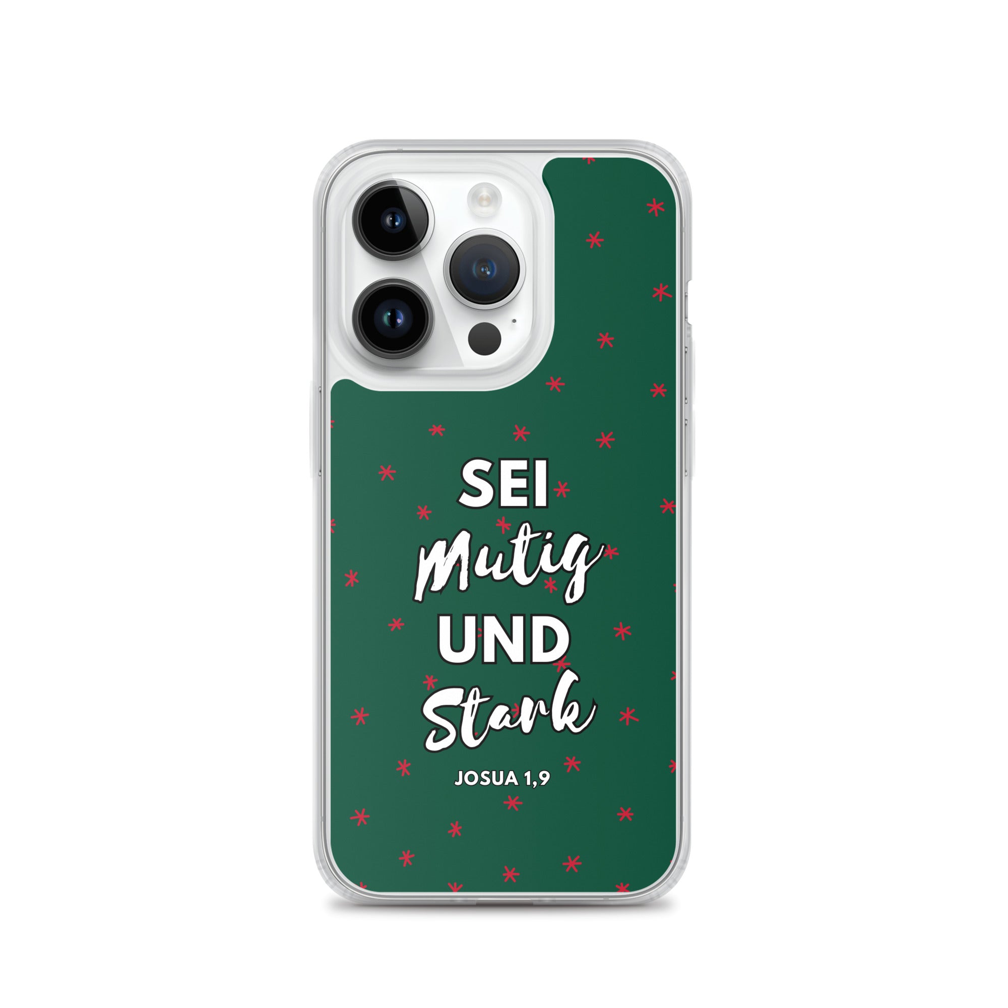 Sei mutig und stark Josua 1,9 iPhone-Hülle