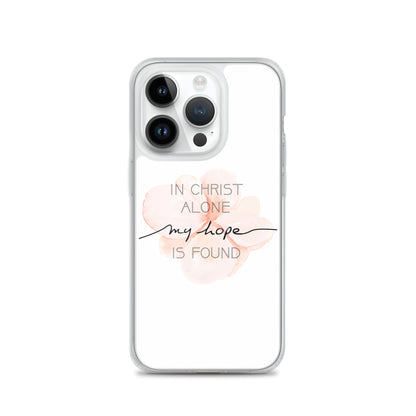 In Christ alone my Hope is found - christliche iPhone Handyhülle