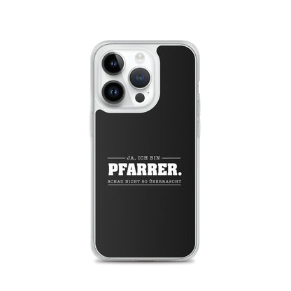 Ja ich bin Pfarrer Schau nicht so überrascht iPhone-Hülle iPhone-Hülle