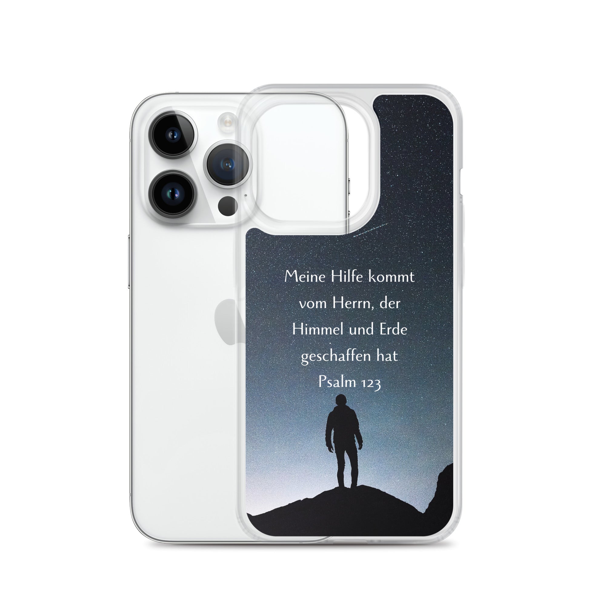 Meine Hilfe kommt vom Herrn Psalm 123 iPhone-Hülle