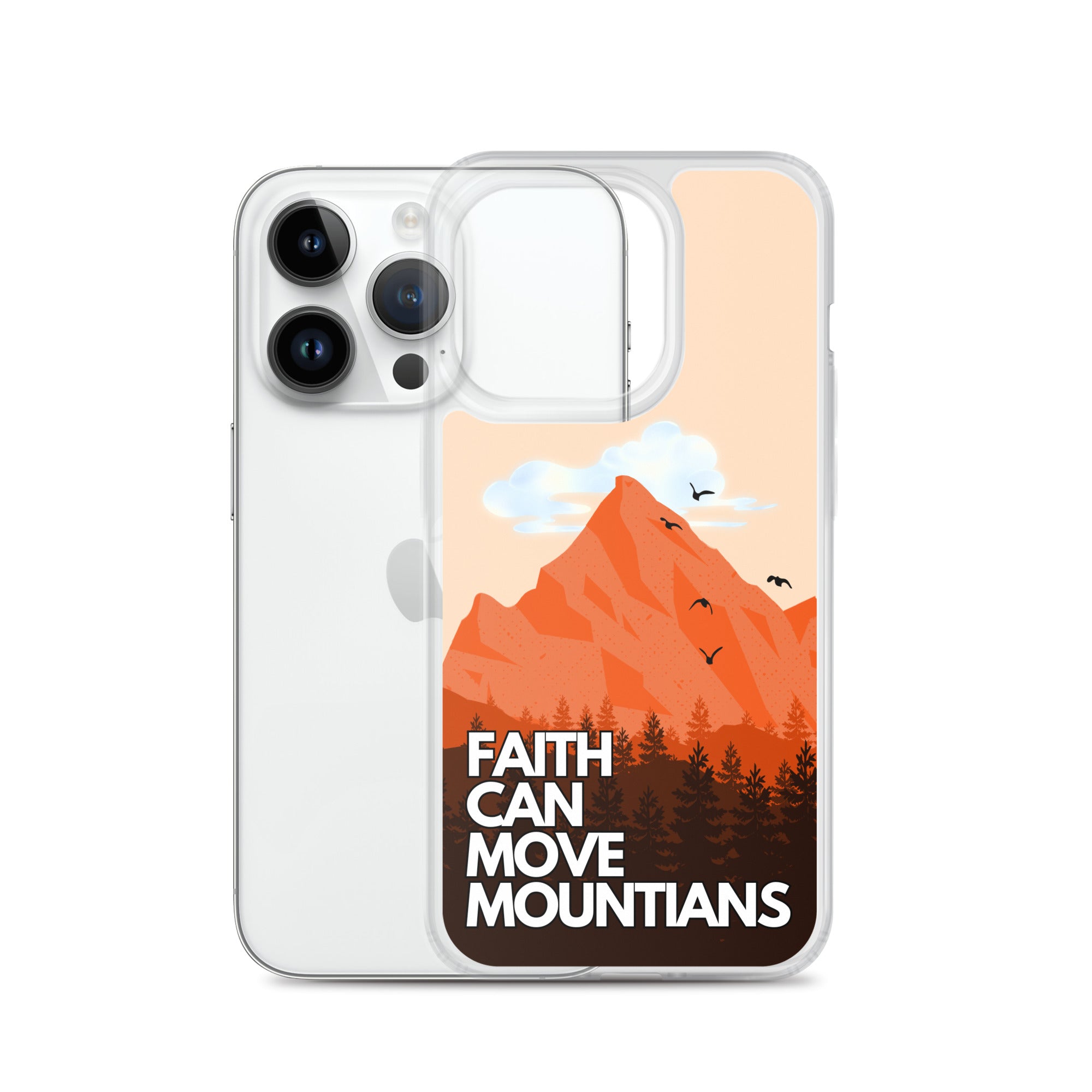 Faith can move Mountains iPhone-Hülle