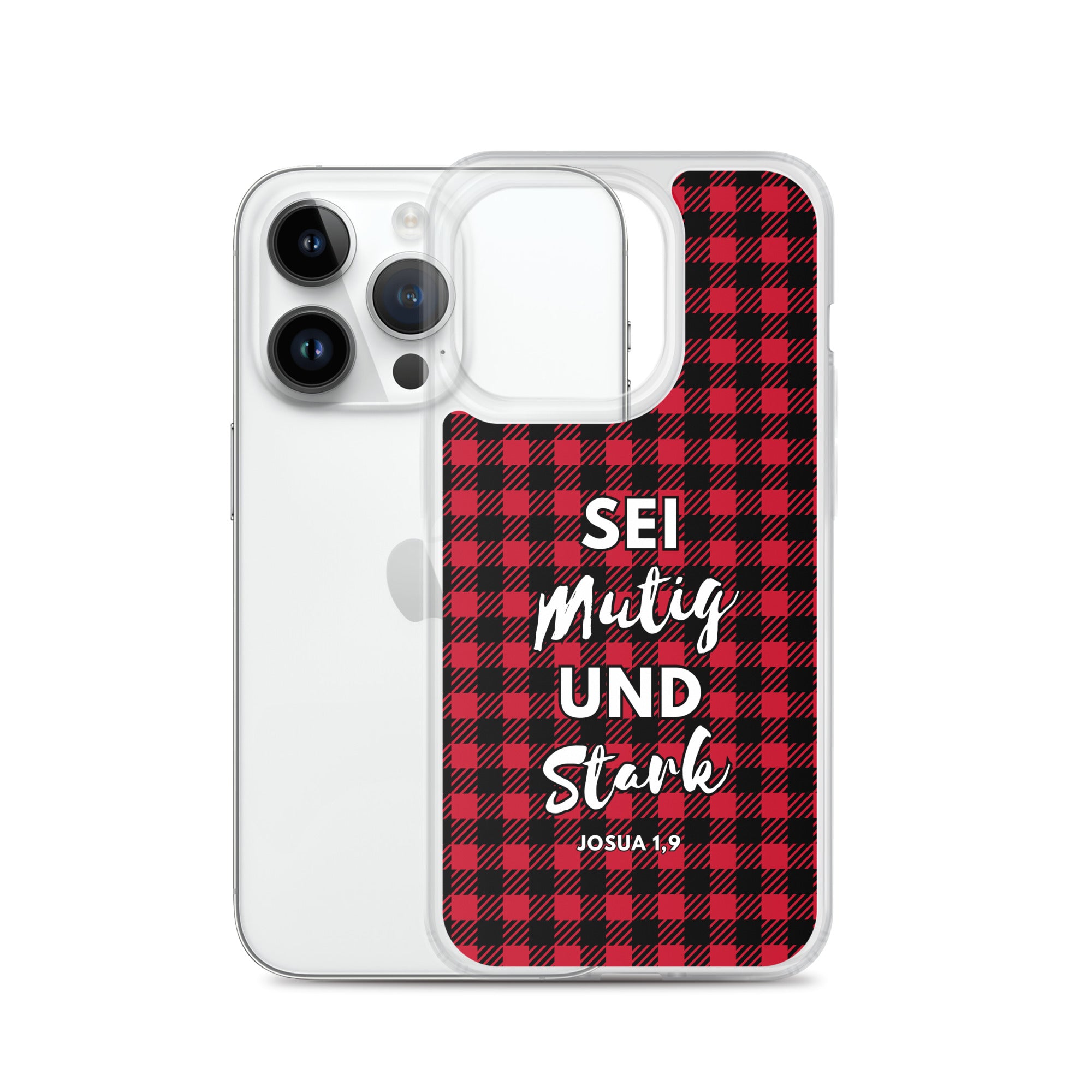Sei mutig und stark Josua 1,9 iPhone-Hülle