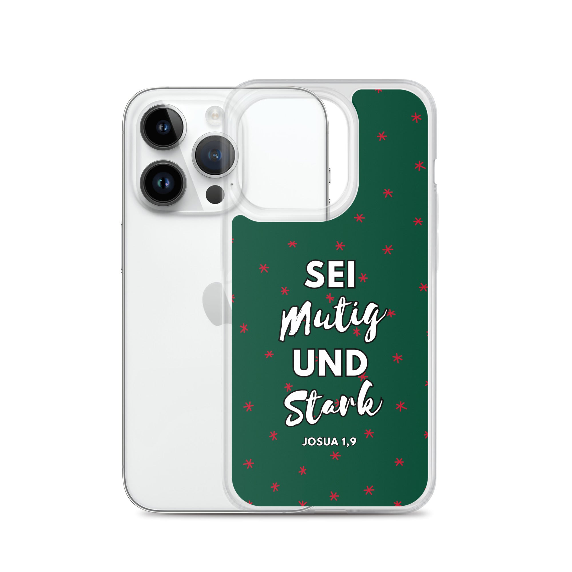 Sei mutig und stark Josua 1,9 iPhone-Hülle
