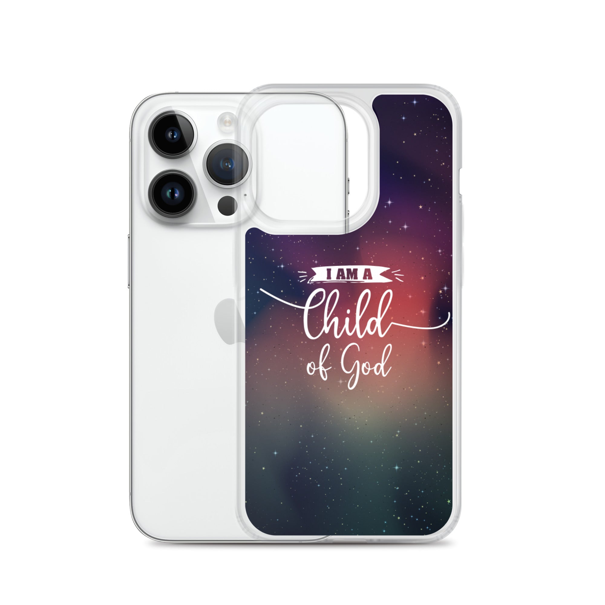 I am a Child of God Universe Design - christliche iPhone Handyhülle