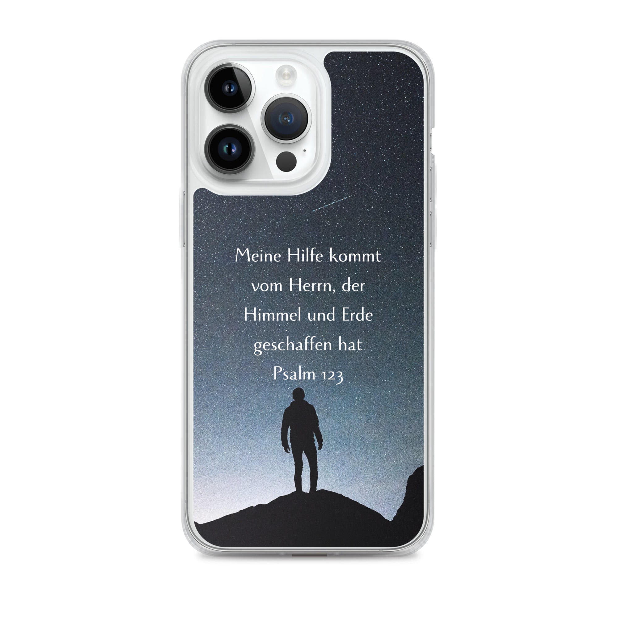 Meine Hilfe kommt vom Herrn Psalm 123 iPhone-Hülle