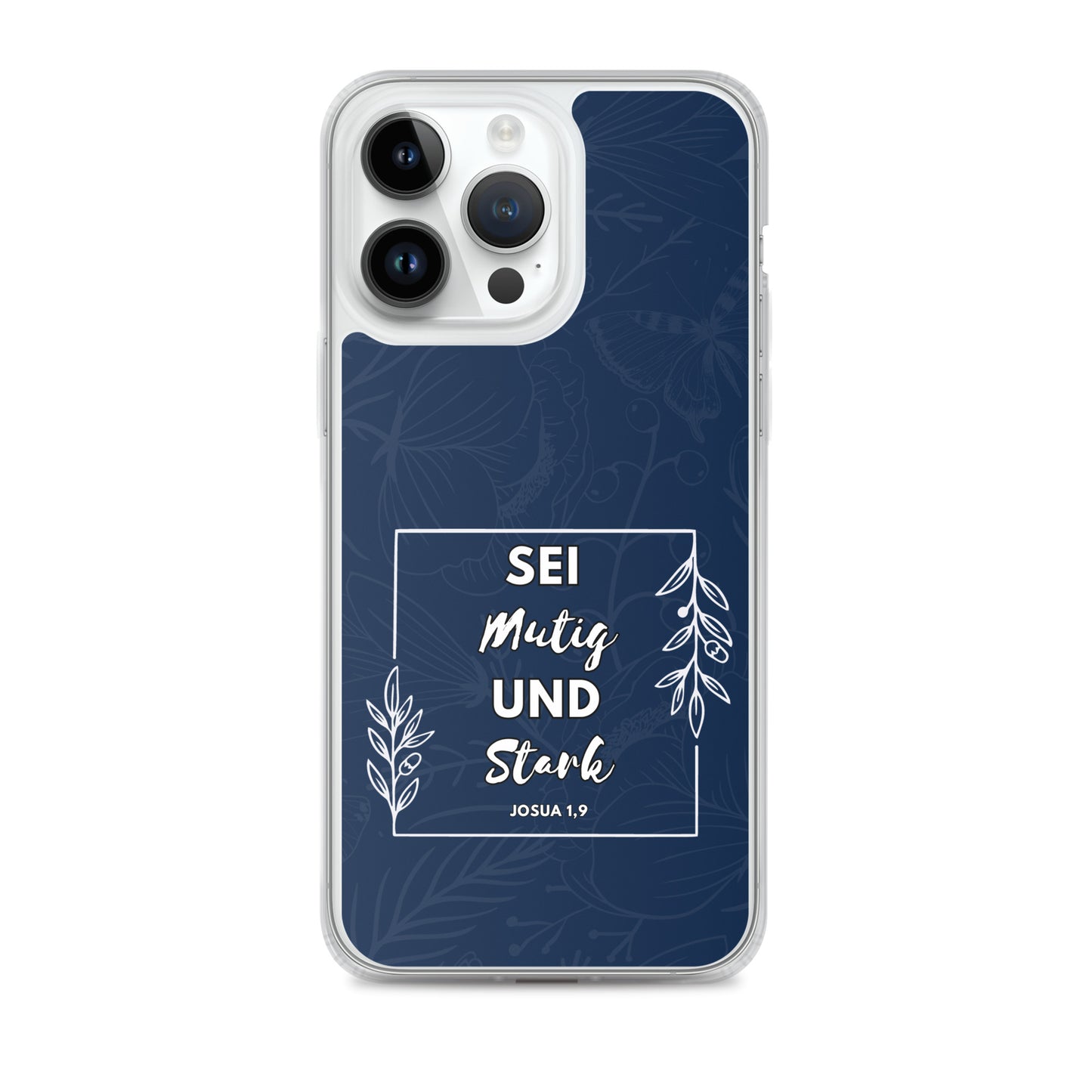 Sei mutig und stark Josua 1,9 iPhone-Hülle