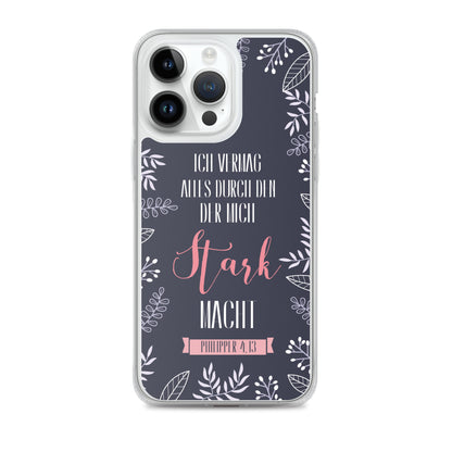 Ich vermag alles durch Christus iPhone-Hülle