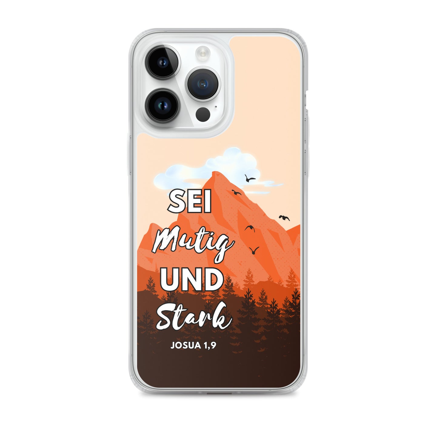 Sei mutig und stark iPhone-Hülle
