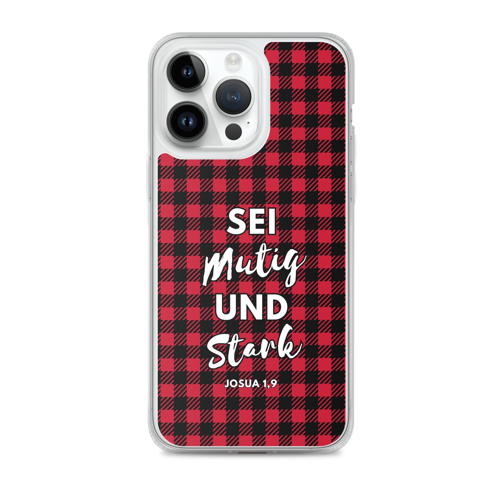Sei mutig und stark Josua 1,9 iPhone-Hülle